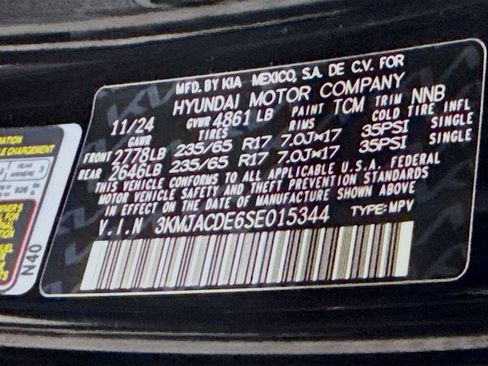 Certified 2025 Hyundai Tucson SE AWD/4WD image 34