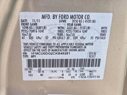 Used 2012 Ford Escape XLT image 21