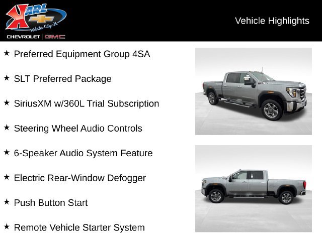 Certified 2025 GMC Sierra 2500 SLT w/ SLT Premium Package AWD/4WD image 3