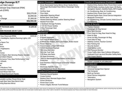 Used 2024 Dodge Durango R/T w/ Blacktop Package AWD/4WD image 11