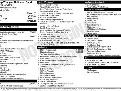 Used 2018 Jeep Wrangler Unlimited Sport image 6