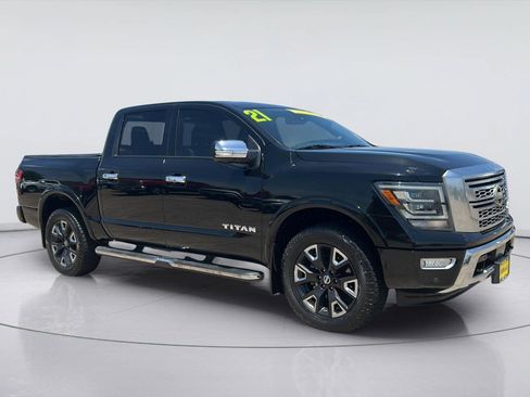 Used 2021 Nissan Titan Platinum Reserve w/ Off Road Protection Package AWD/4WD image 3