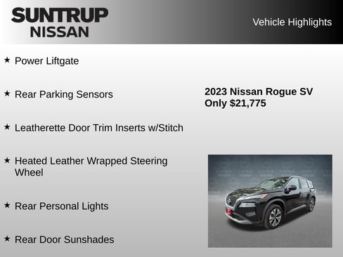 Used 2023 Nissan Rogue SV w/ SV Premium B Package AWD/4WD image 16