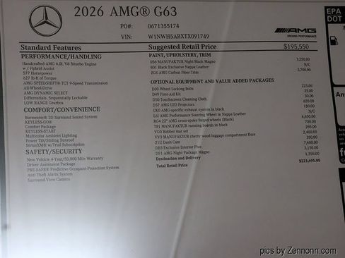 New 2026 Mercedes-Benz G 63 AMG 4MATIC image 32
