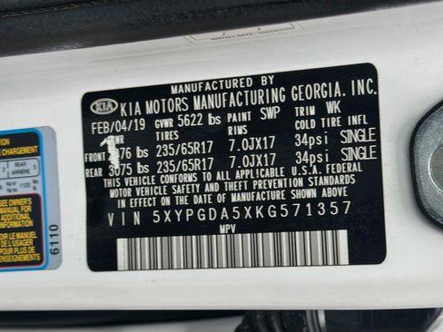 Used 2019 Kia Sorento AWD V6 image 12