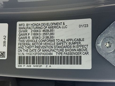 Used 2023 Honda Accord Sport image 12