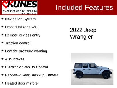 Used 2022 Jeep Wrangler Unlimited Sahara w/ Cold Weather Group