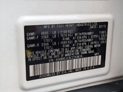 Used 2012 Subaru Outback 3.6R Limited image 17