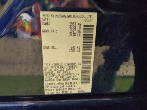 Used 2021 Nissan Altima 2.5 SR FWD image 33