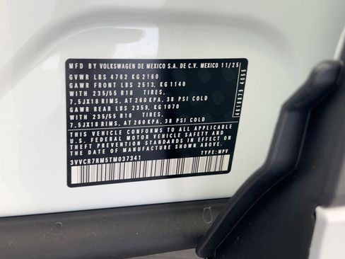 New 2026 Volkswagen Tiguan S image 19