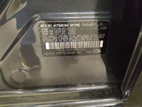 Used 2024 Mitsubishi Mirage G4 LE image 33