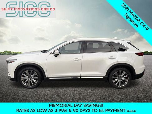 Used 2021 MAZDA CX-9 Signature AWD/4WD image 3