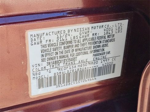 Certified 2025 Nissan Sentra SV image 26