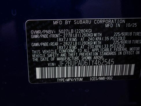 New 2026 Subaru Outback Premium image 46