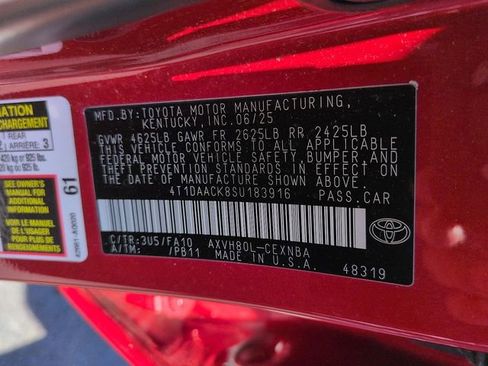 Used 2025 Toyota Camry LE FWD image 14