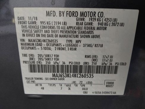 Used 2019 Ford EcoSport Titanium AWD/4WD image 33