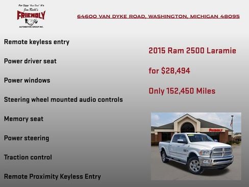 Used 2015 RAM 2500 Laramie AWD/4WD image 25