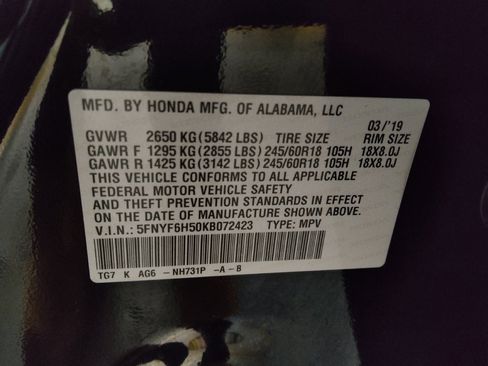 Used 2019 Honda Pilot EX-L image 33