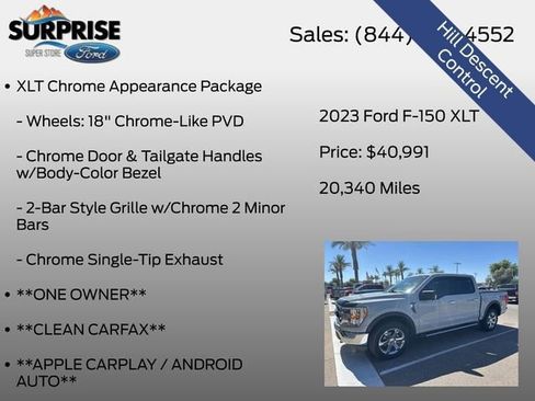 Used 2023 Ford F150 XLT w/ Equipment Group 302A High AWD/4WD image 27