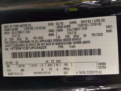 Used 2018 Ford F150 XLT RWD image 33