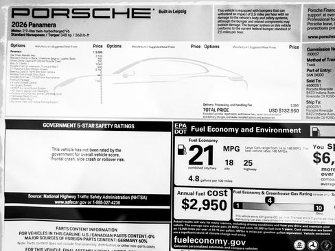 New 2026 Porsche Panamera image 28