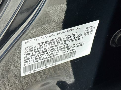 Used 2019 Honda Pilot LX image 32