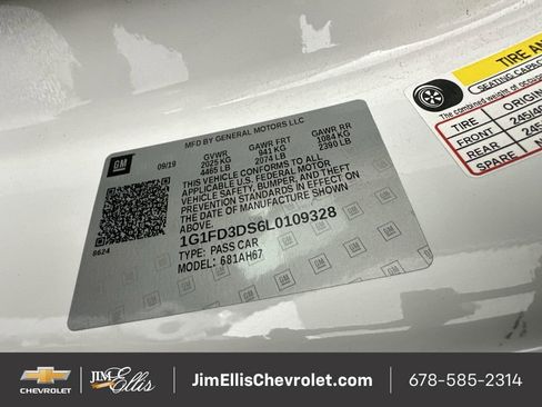 Certified 2020 Chevrolet Camaro LT image 33