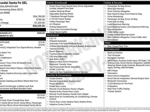 Used 2023 Hyundai Santa Fe SEL w/ Cargo Package AWD/4WD image 26