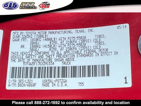 Used 2014 Toyota Tundra Platinum image 17