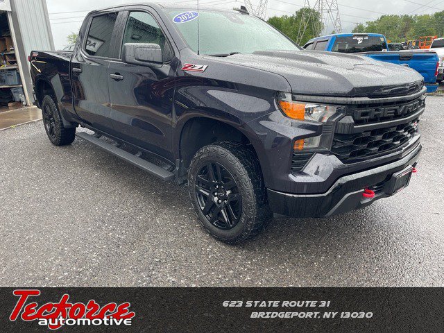 Used 2022 Chevrolet Silverado 1500 Custom Trail Boss w/ LPO, Dark Essentials Package AWD/4WD image 1