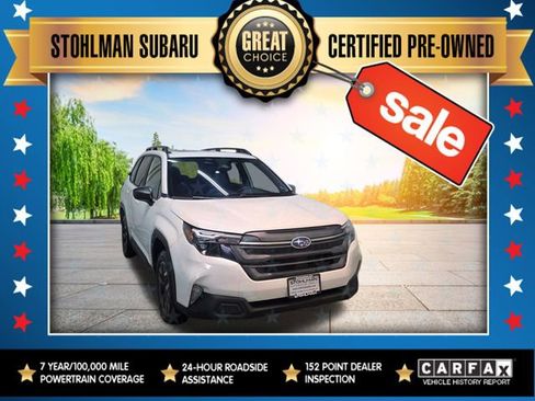 Certified 2025 Subaru Forester Premium AWD/4WD image 1