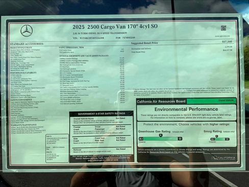 Certified 2025 Mercedes-Benz Sprinter 2500 image 27