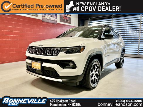 Certified 2025 Jeep Compass Limited w/ Sun & Sound Group AWD/4WD image 1