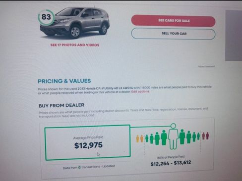 Used 2013 Honda CR-V LX image 26