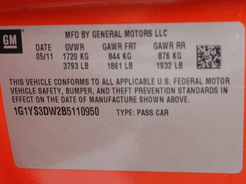 Used 2011 Chevrolet Corvette Grand Sport w/ Preferred Equipment Group image 89