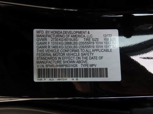 Certified 2023 Honda Odyssey Elite image 33