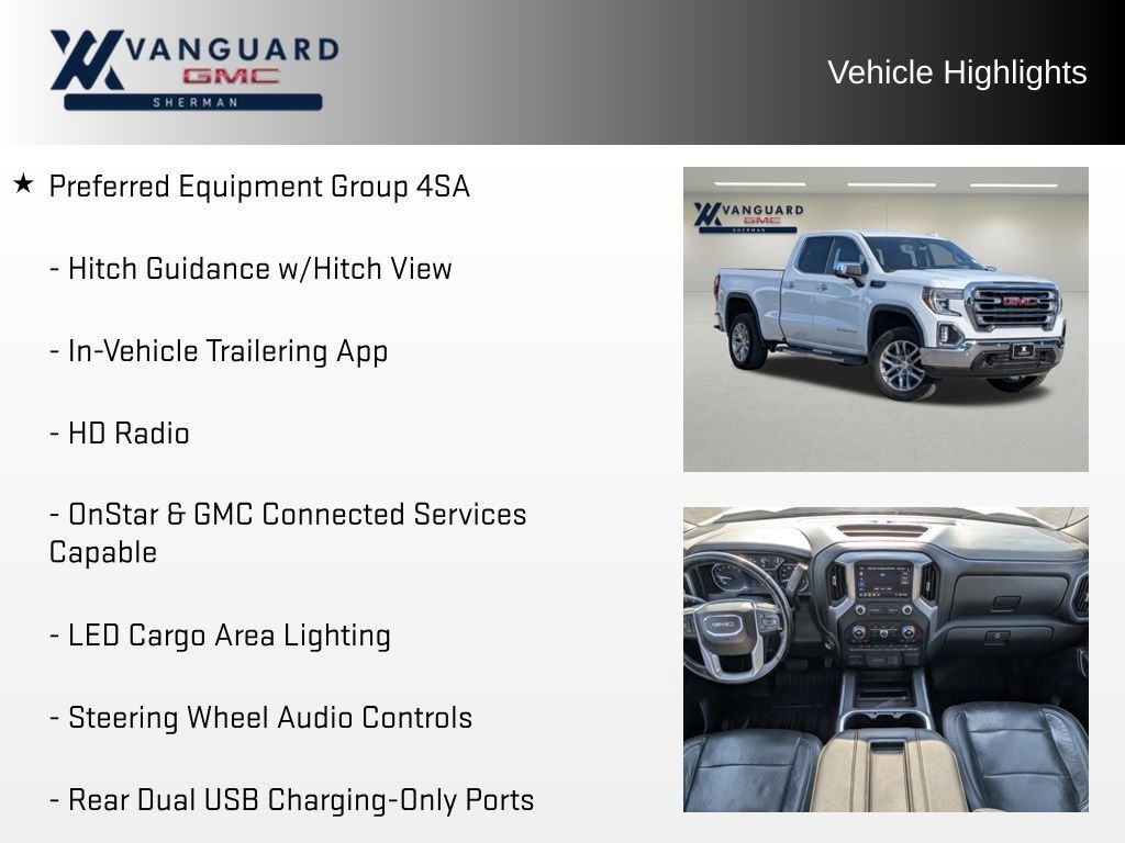 Used 2019 GMC Sierra 1500 SLT w/ SLT Premium Package RWD image 21