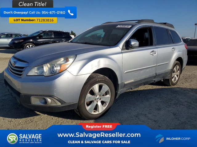 Used 2012 Subaru Outback 3.6R Limited w/ Moonroof Pkg AWD/4WD image 1