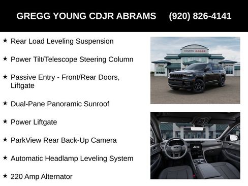 New 2025 Jeep Grand Cherokee L Limited w/ Luxury Tech Group II image 31