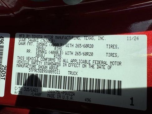 Used 2025 Toyota Tundra Platinum image 40