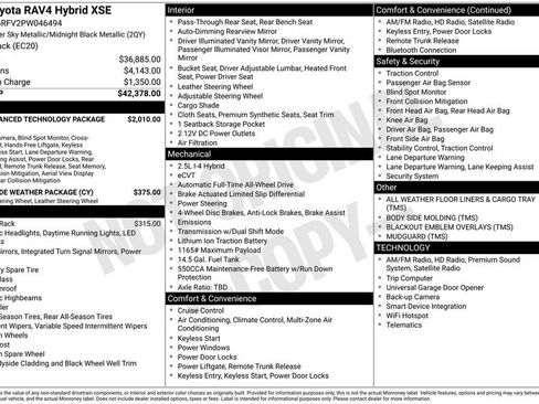 Used 2023 Toyota RAV4 XSE AWD/4WD image 37