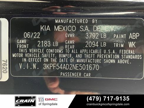 Used 2022 Kia Forte GT-Line w/ GT-Line Premium Package FWD image 32