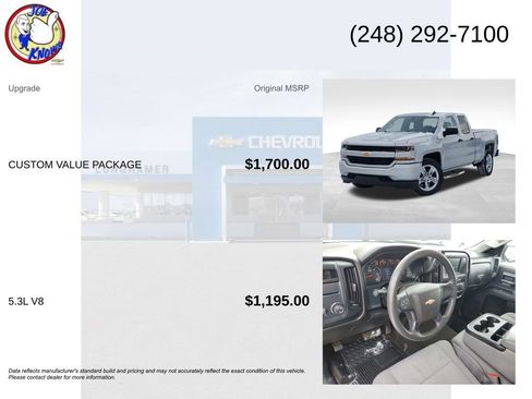 Used 2018 Chevrolet Silverado 1500 Custom w/ Custom Value Package image 5