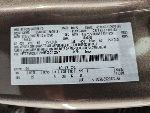 Used 2022 Ford F250 XLT w/ XLT Premium Package image 60