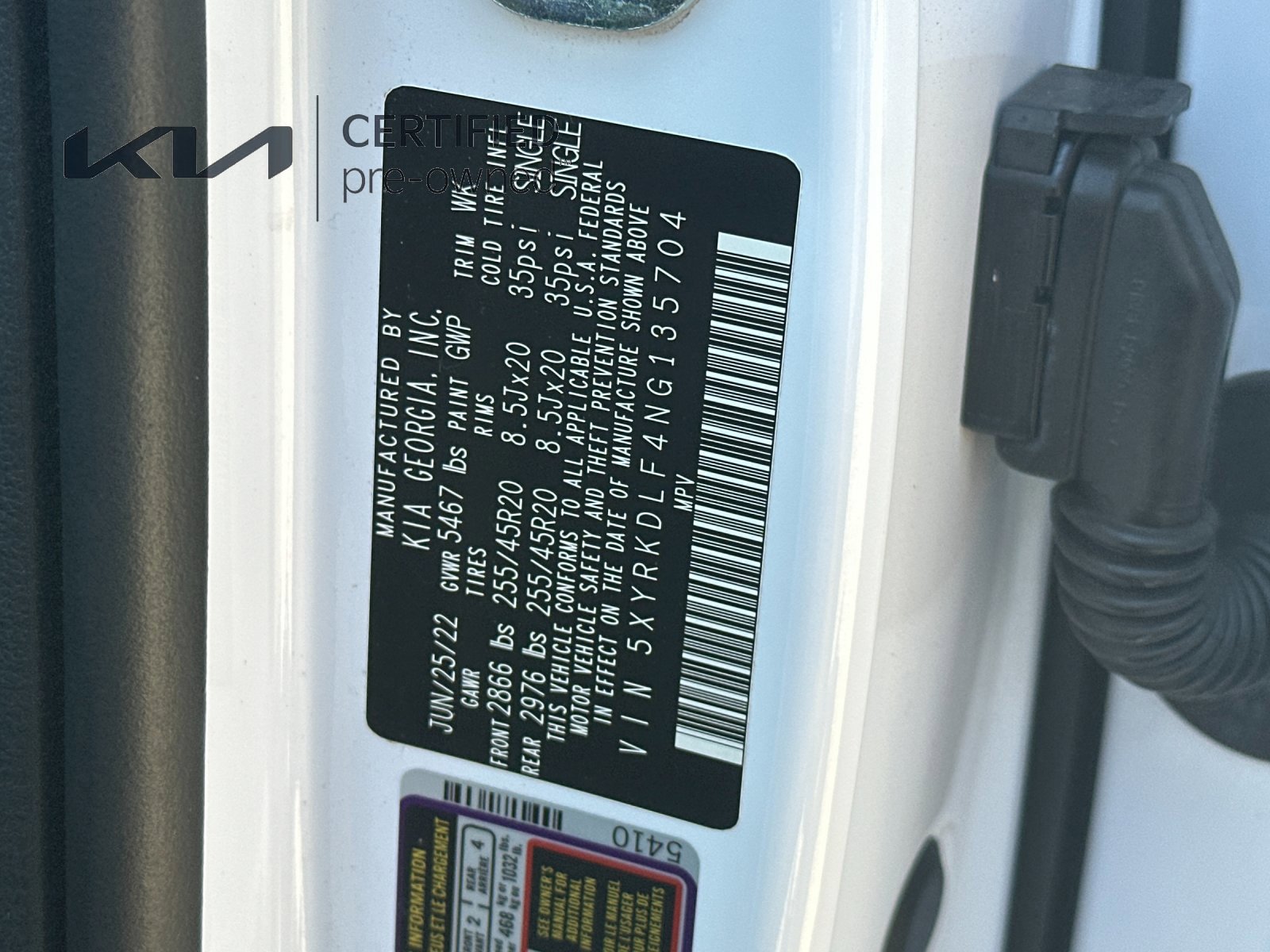 Certified 2022 Kia Sorento SX AWD/4WD image 31