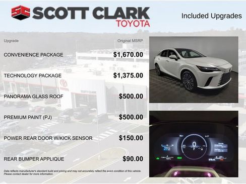 Used 2025 Lexus RX 350 w/ Convenience Package AWD/4WD image 8