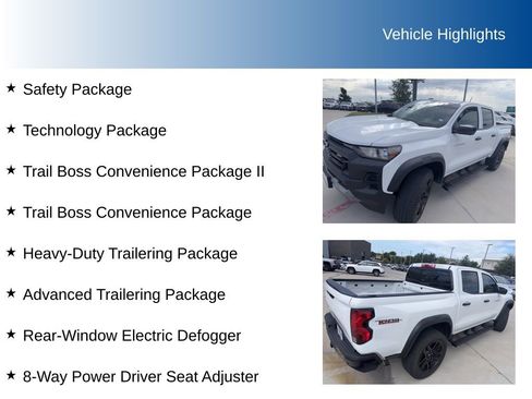 Used 2024 Chevrolet Colorado Trail Boss w/ Technology Package AWD/4WD image 5