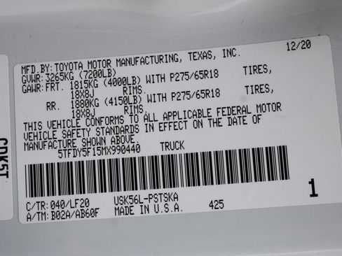Used 2021 Toyota Tundra TRD Pro AWD/4WD image 98