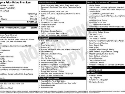 Used 2019 Toyota Prius Prime Premium image 21