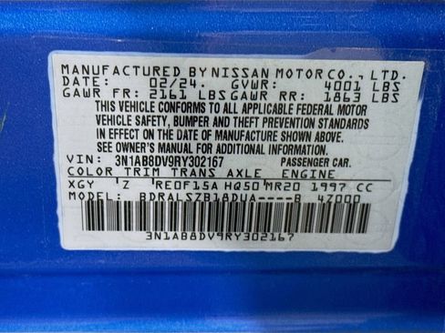 Certified 2024 Nissan Sentra SR w/ SR Premium Package FWD image 36